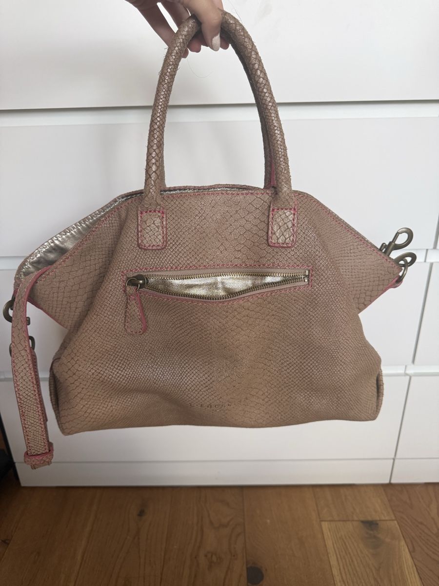 Liebeskind Taschen für Damen: Liebeskind Tasche beige mit pinker Naht – Gebraucht aus Volketswil von azypazy 1