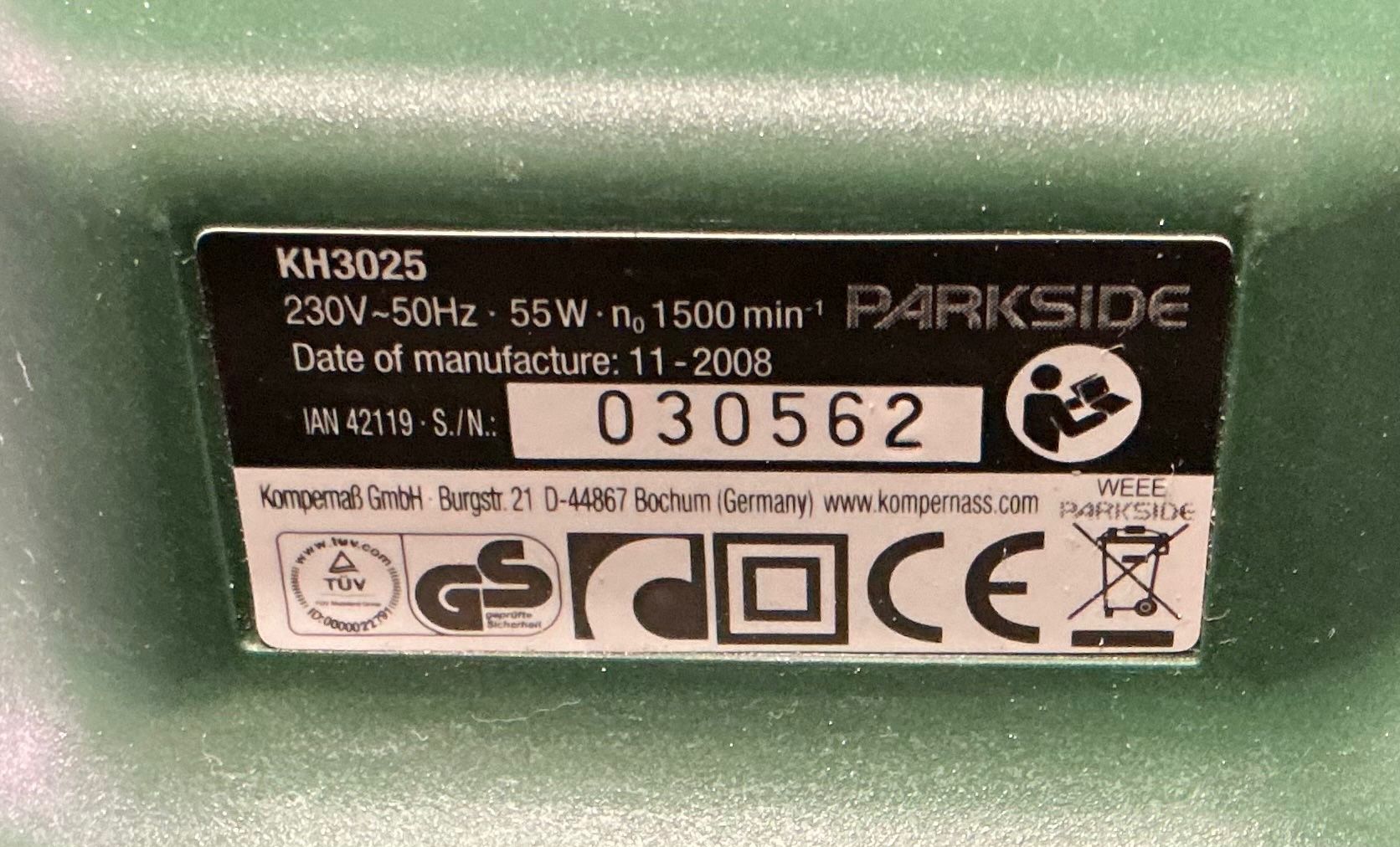 Parkside Tutte le macchine: PARKSIDE KH3025 Bohrerschärfgerät mit Koffer – Usato da Adliswil venduto da NT15 2