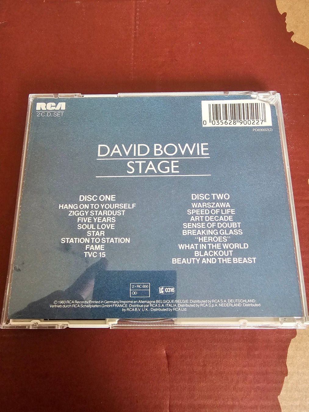 CDs: 2 CD - David Bowie – Stage (1985) – Gebraucht aus Biberist von Foolio0 1