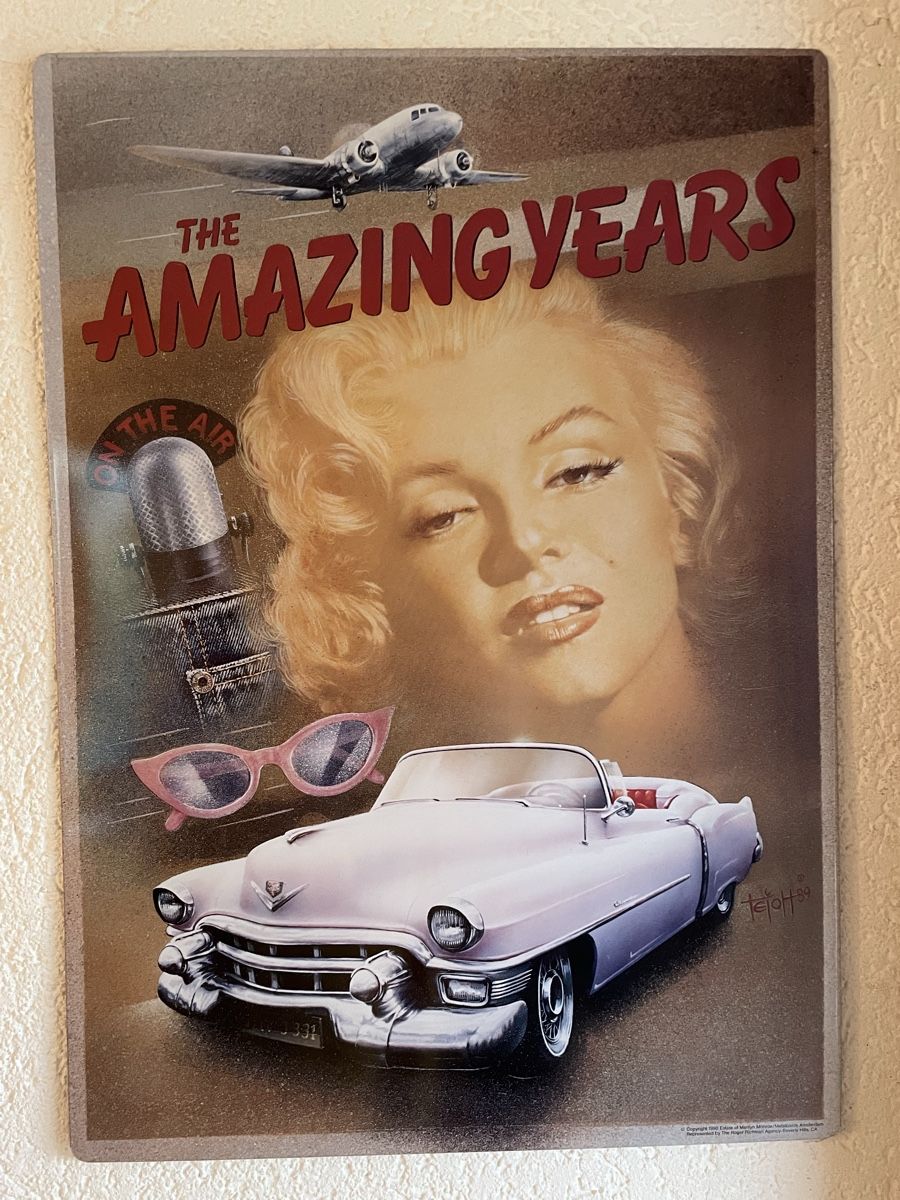 Schilder: Marilyn Monroe Blechschild – Gebraucht aus Gränichen von Billyray