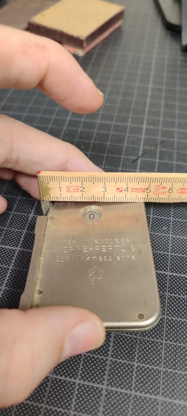Misurare: Wunderschöne alte Schränkmesslehre mit Kartoverpackung – Usato da Gelterkinden venduto da MYSTOREFORYOU4460 6