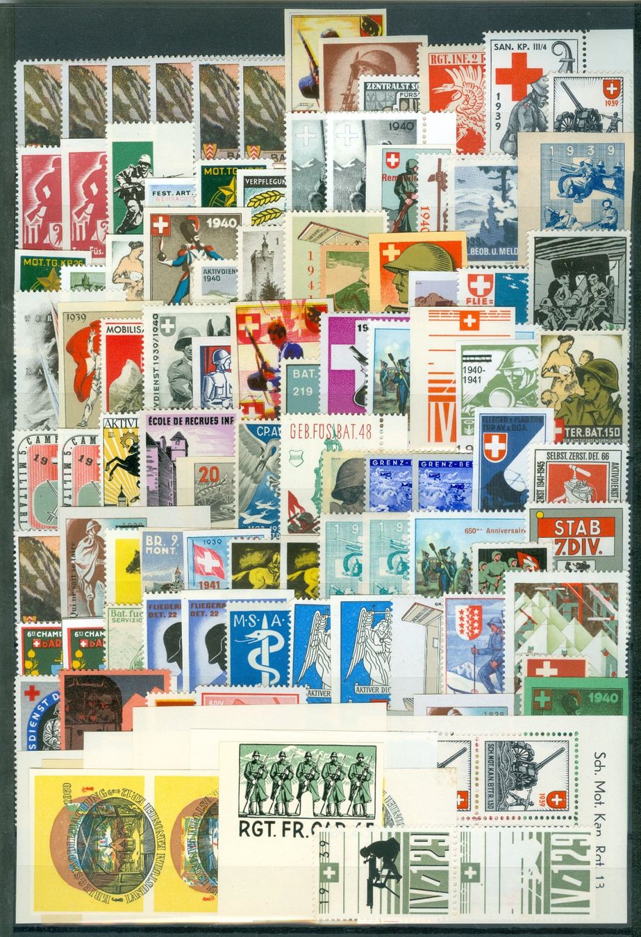 Alle Briefmarken: Lot Soldatenmarken 2 WK – Gebraucht aus Zürich von yago-rot