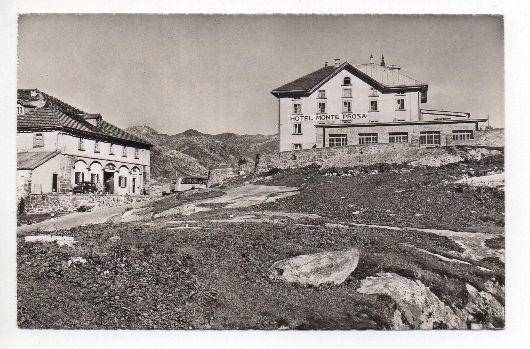 Ansichtskarten: S. GOTTARDO Gotthardhospiz, Auto, Postauto – Neu (gemäss Beschreibung) aus Jona von philajona