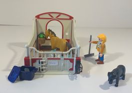 Écurie Playmobil - set créé par nos enfants