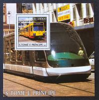 Sao Tome und Principe-Mi Block 463 ** (2003) Bahnmotive