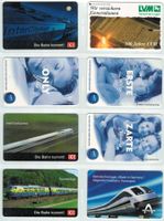 8 Telefonkarten Deutschland S-Serie 1996/97
