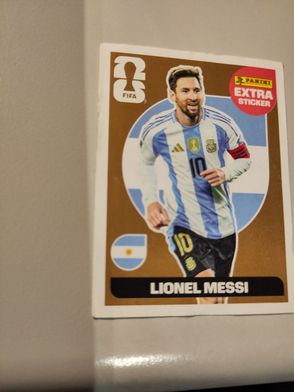 Panini Carte collezionabili: Extra Sticker Bronce Lionel Messi – Usato da ruswil venduto da safien7107