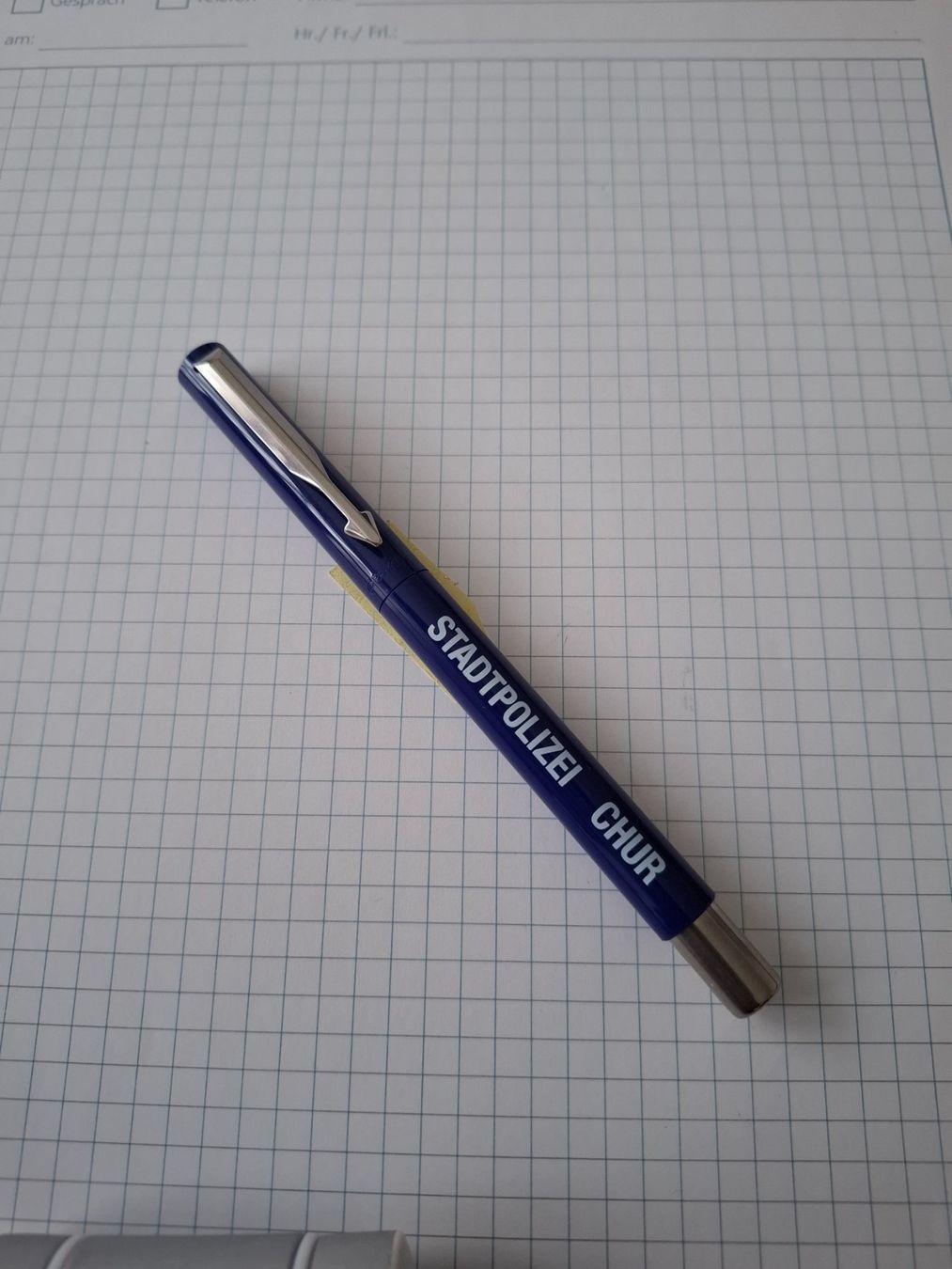 Parker Penna & Evidenziatori: Vintage, PARKER Roller, Stadtpolizei Chur – Nuovo (secondo la descrizione) da Niedergösgen venduto da Johny10 1