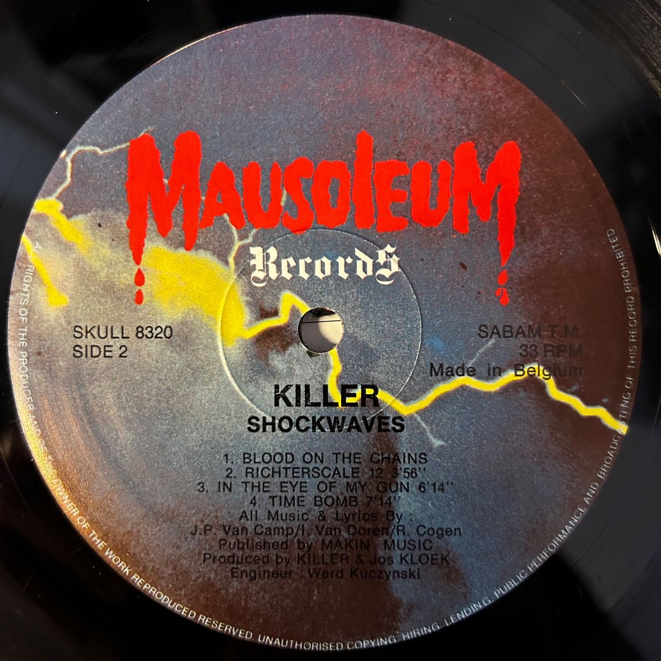 Schallplatten: KILLER - Shock Waves, Metal Vinyl LP – Gebraucht aus Aesch BL von BlueMusicRecords 5