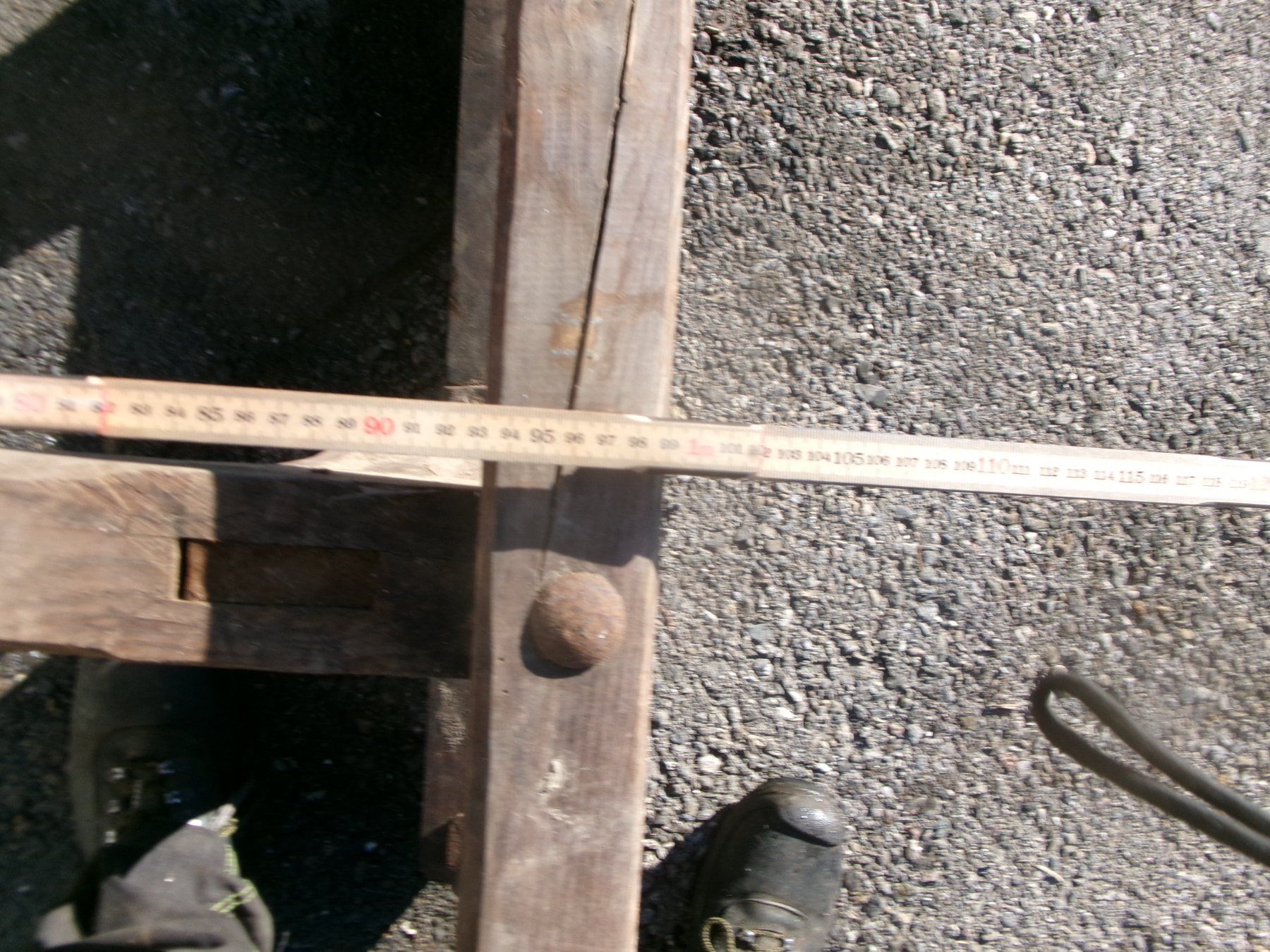 Schlitteln: Alter Antiker - Holz - Transport - Schlitten – Gebraucht aus Eschenbach SG von GM-29 2