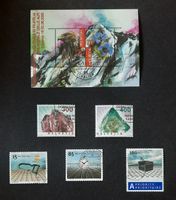 3-13-4 Bloc et timbres Helvetia oblitérés. Année 2003