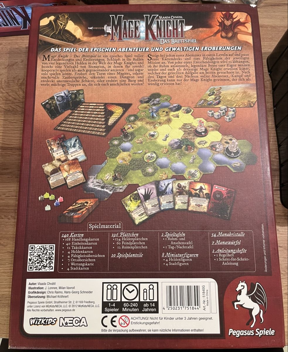 Pegasus Spiele Spiele: Mage Knight – Gebraucht aus Gurzelen von ManuelaG010203 1