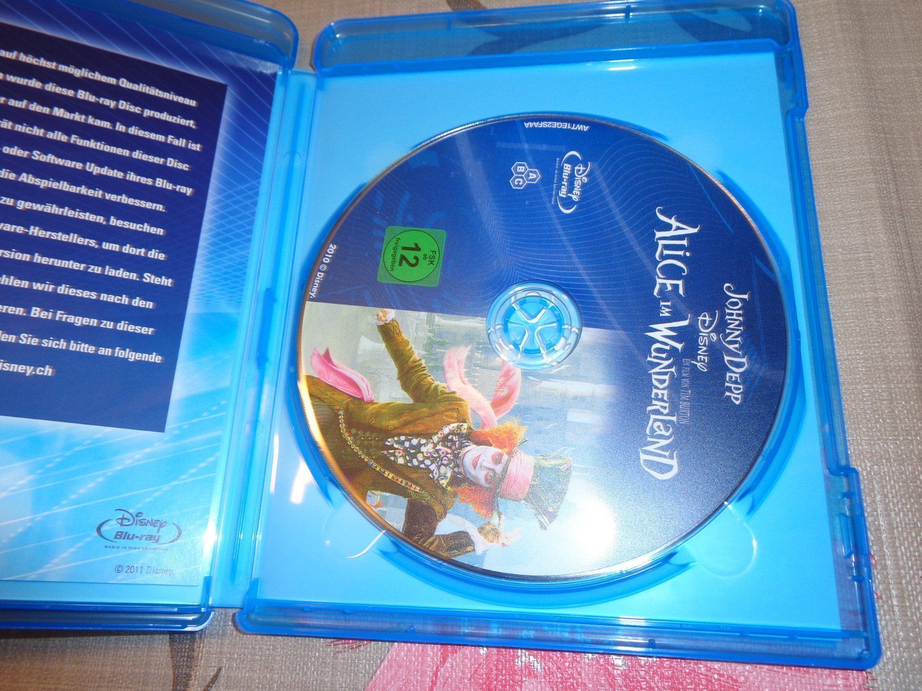 Alle DVDs: Alice im Wunderland BLU-RAY – Gebraucht aus Olten von Disc-Verkauf 1