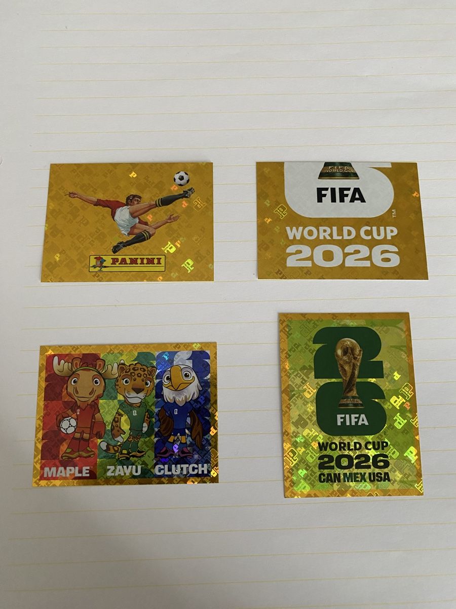 Panini Wm 2026 Sticker 00, FWC 2, FWC 3, FWC 7 Set (Neu (gemäss ...