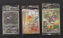Cartes Pokémon. Lot de 3 cartes Promo scellés en 🇨🇵