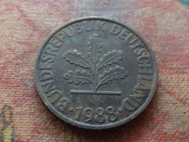 DEUTSCHLAND 10 Pfennig 1988
