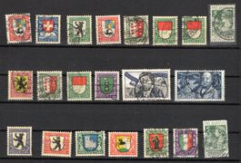 Lots Timbres  Suisse , Pro Juventus , voir Photos