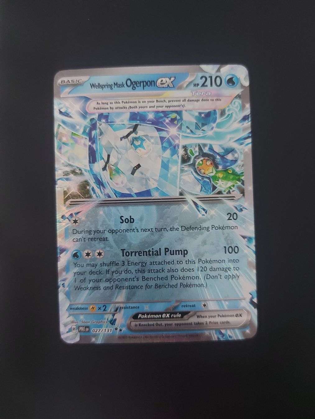Pokémon Carte collezionabili: Wellspring Mask Ogerpon ex #27 Prismatic Evolutions EN (PRE) – Usato da Biasca venduto da Sara_Poke123