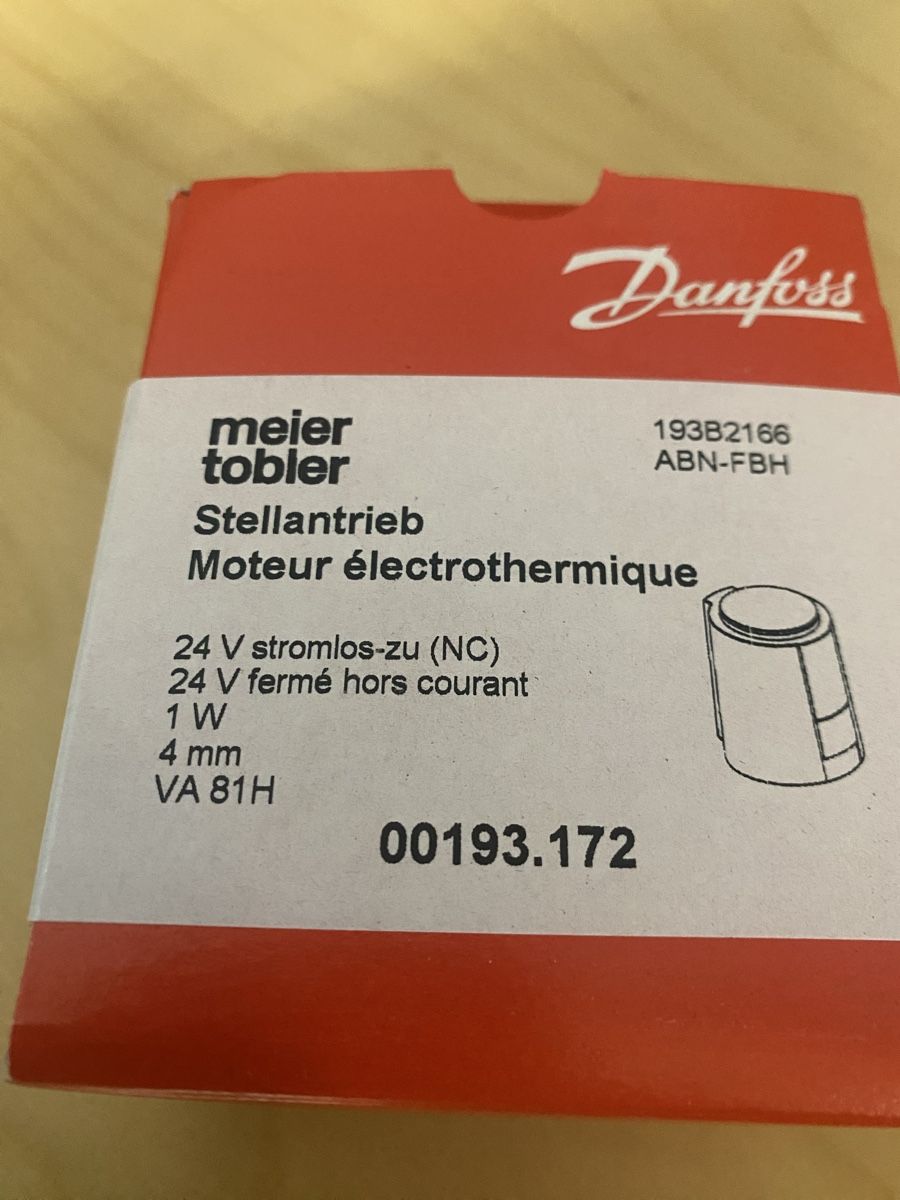 Sonstige Gartengeräte: Danfoss Stellantrieb 24 V NC – Neu und originalverpackt aus Niederhasli von lanzanese