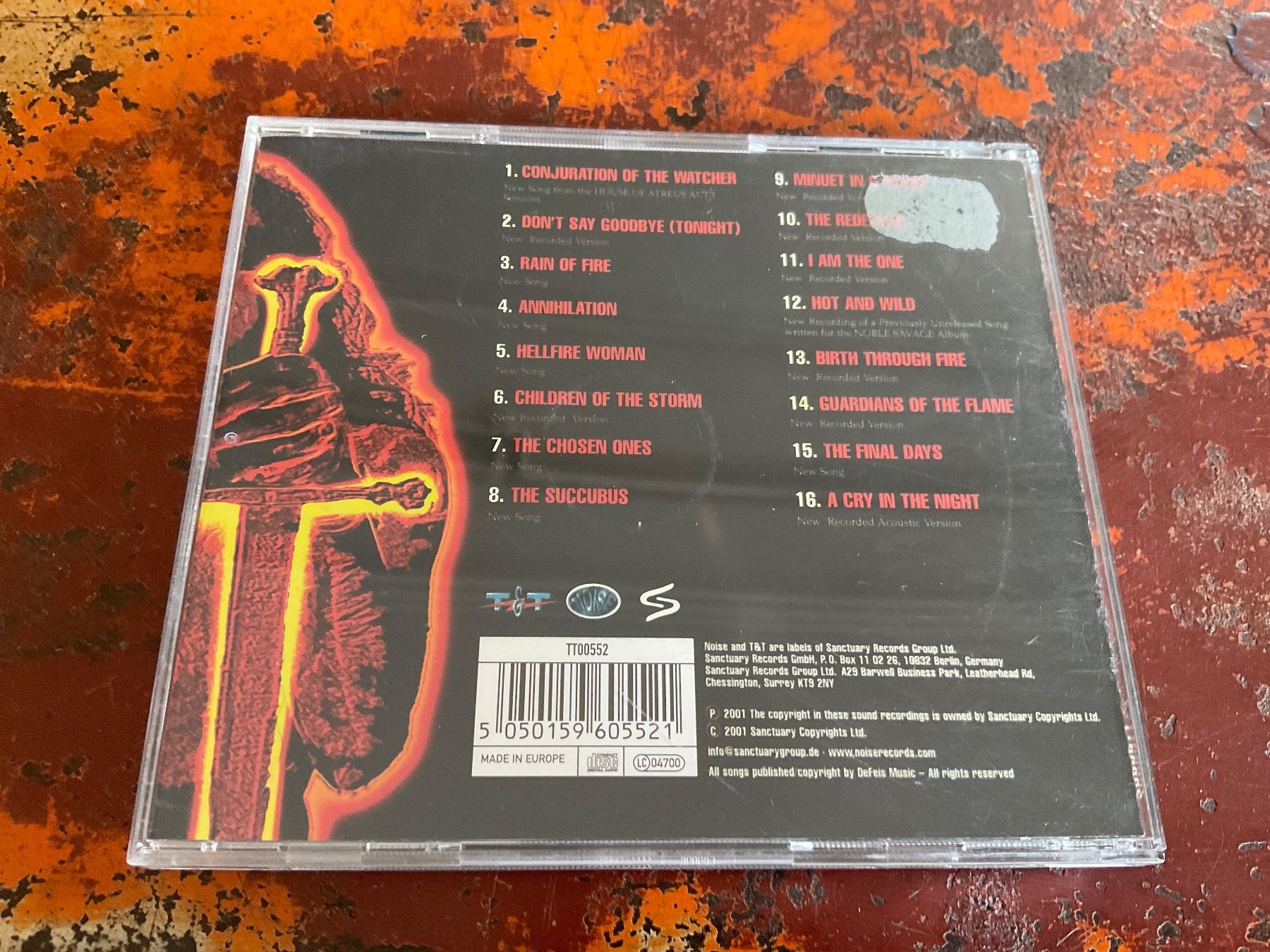 CD: Virgin Steele The book of burning CD – Usato da Delémont venduto da vinylfreak01 1