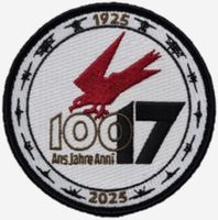 Jubiläums-Patch 100 Jahre Anni 1925-2025,mit Klett Stoff.