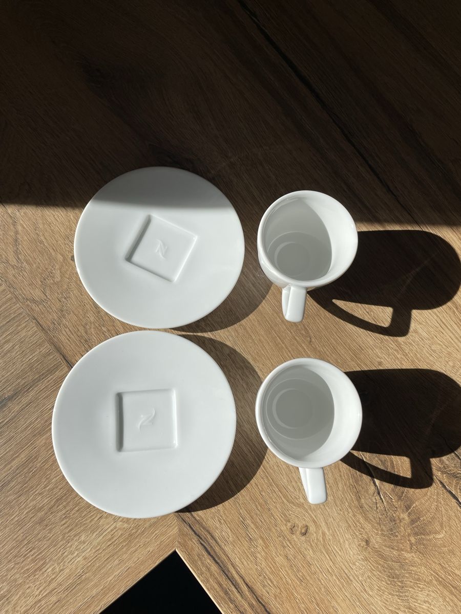 Nespresso Tazze: 2 tasses à espresso Nespresso café – Usato da Lonay venduto da ju-71 1