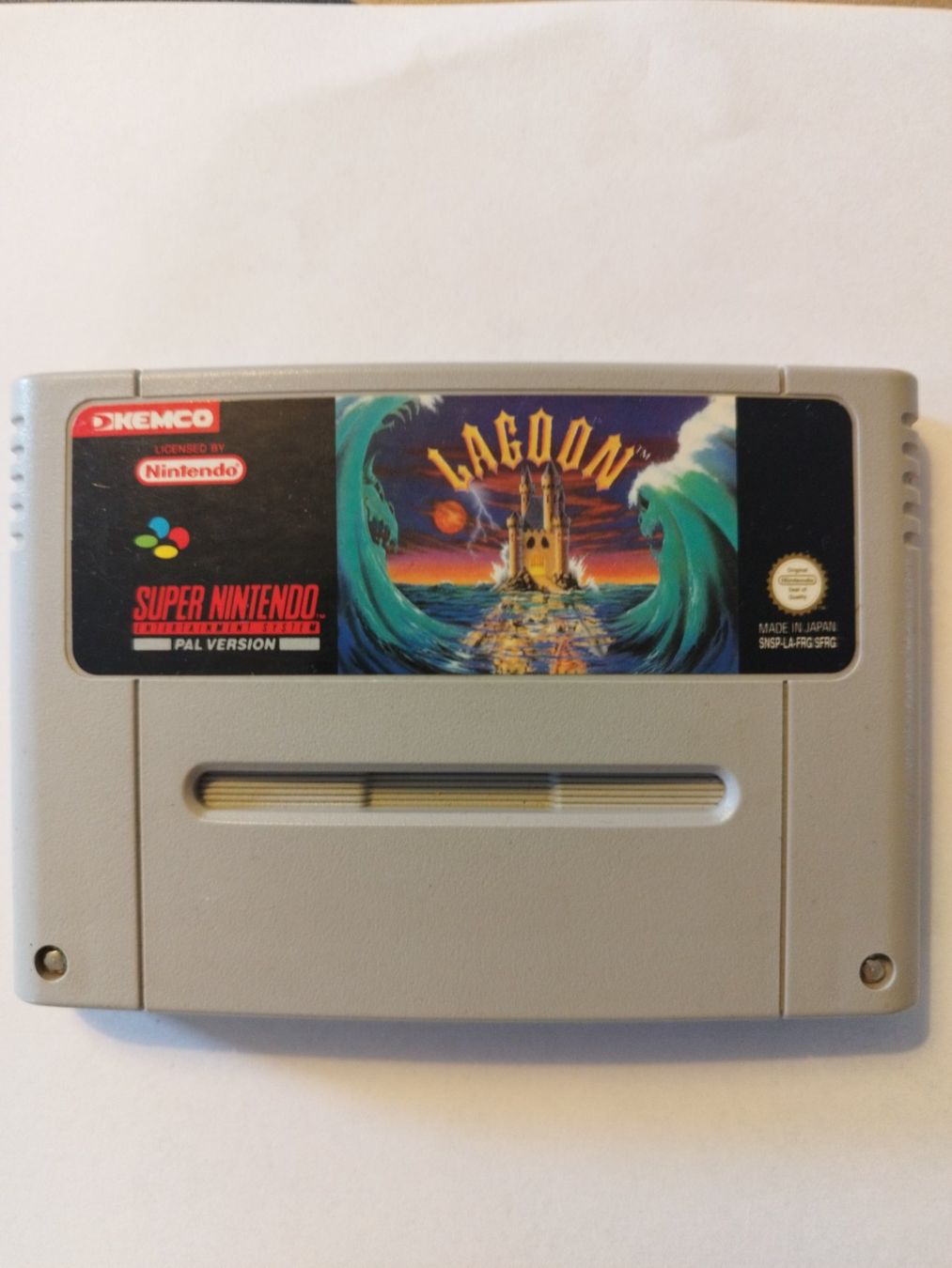 Nintendo Spiele: SNES Spiel: Lagoon PAL Version Rarität – Gebraucht aus Basel von Sichuan