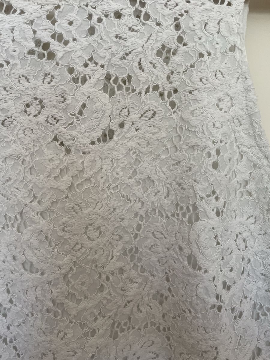H&M Top: Top blanc en dentelles – Usato da Martigny venduto da Lea_lucci 3
