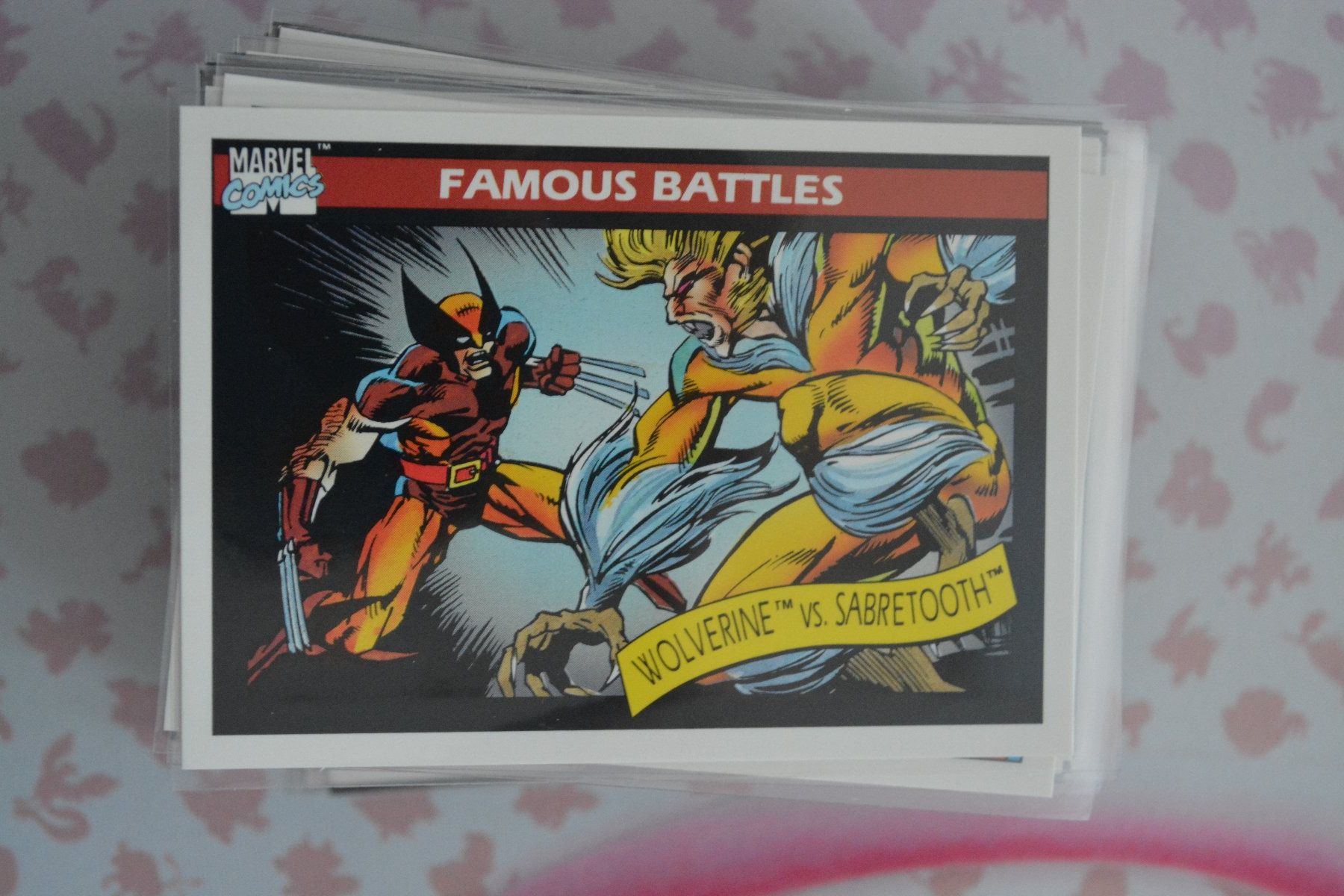Marvel Carte collezionabili: Marvel Universe 1990 Trading Cards - Wolverine vs Sabretooth – Usato da Altstätten SG venduto da GGsGameshop