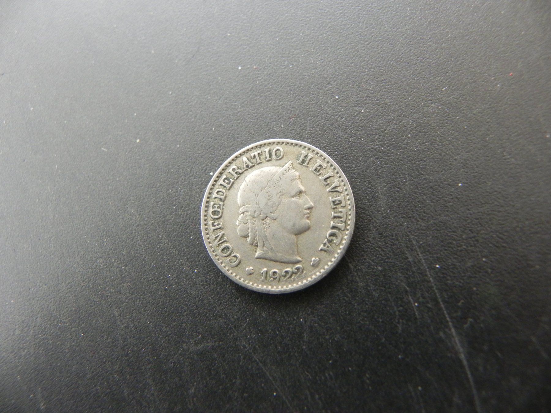 Toutes les monnaies: Schweiz 5 Rappen 1922 B – D'occasion à Biel/Bienne par Gogolozi