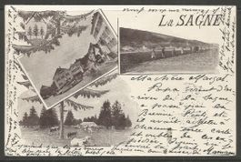 Carte P de 1899 ( La Sagne )