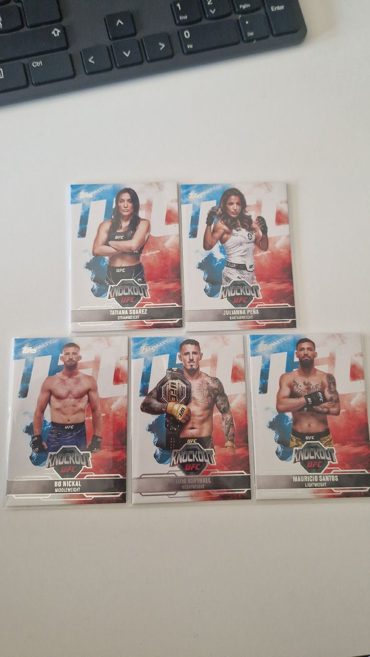Topps Carte collezionabili: Topps UFC Knockout base Card Lot – Nuovo (secondo la descrizione) da Zürich venduto da limmatschwimmer