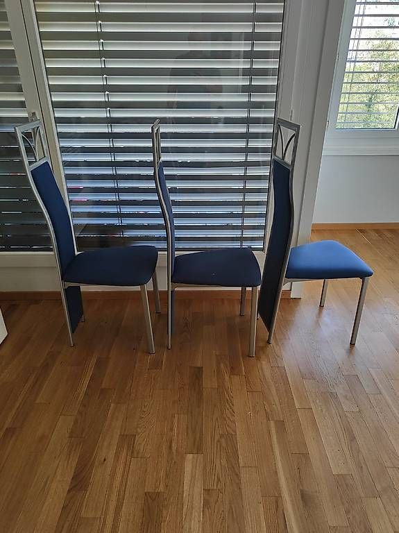 Sedie: 3 stuhle esszimmerstuhle blau  – Usato da Trimbach venduto da lysy507777 3