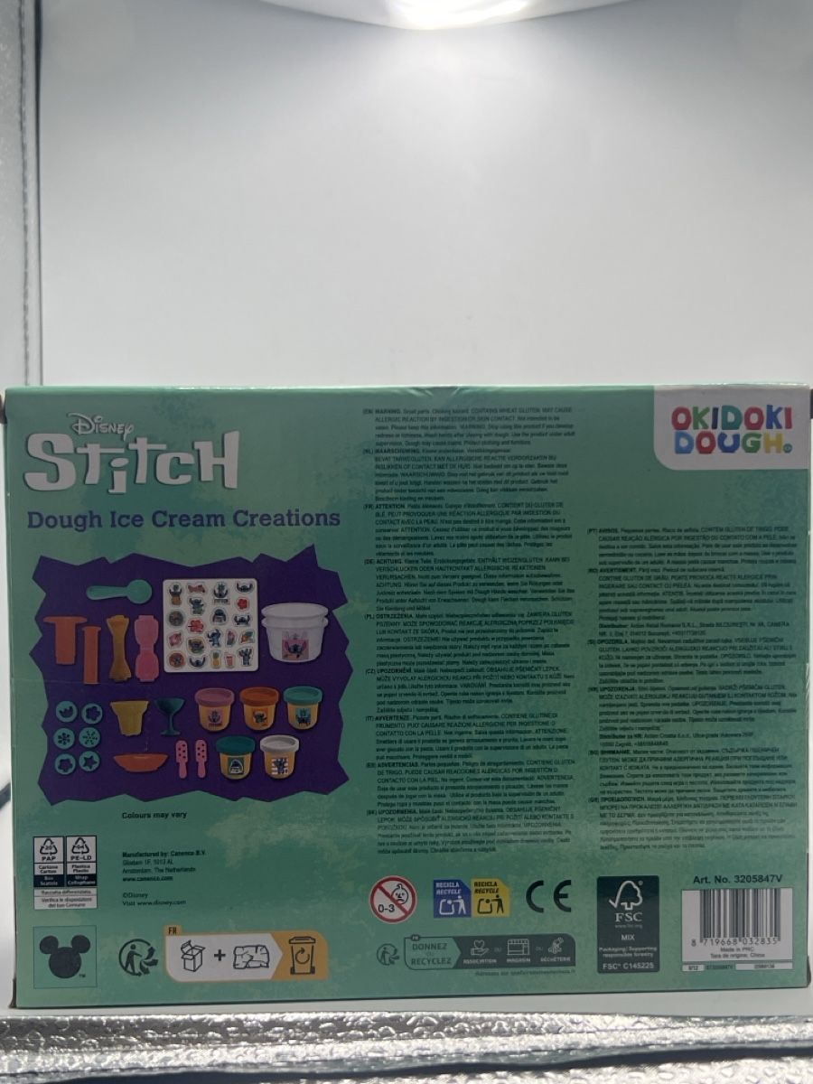 Kit bricolage: Disney Stitch Knete-Eiscreme Set, neuwertig & komplett – Nuovo e nell'imballaggio originale da Emmen venduto da VK-Retail 2