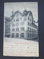 AK+ SZ Einsiedeln , Rathaus,Post, 1904