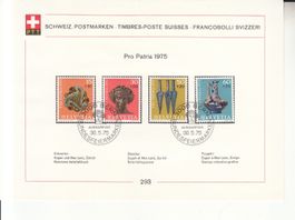 Sammelblätter PTT SBK 293 mit ET
