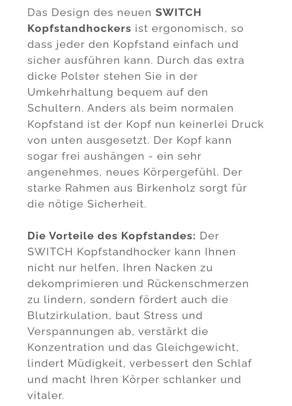 Sgabelli: Yoga Kopfstandhocker SWITCH - weiss – Nuovo (secondo la descrizione) da Goldach venduto da Cooky2011 4