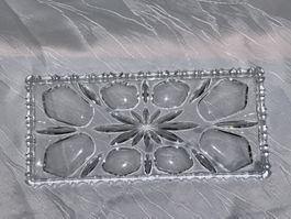 Kristall Glasschale kristallglas platte 33x14 cmm