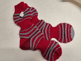 Handgestrickte Wohlfühlsocken Gr. 46-48 Mojo -Art