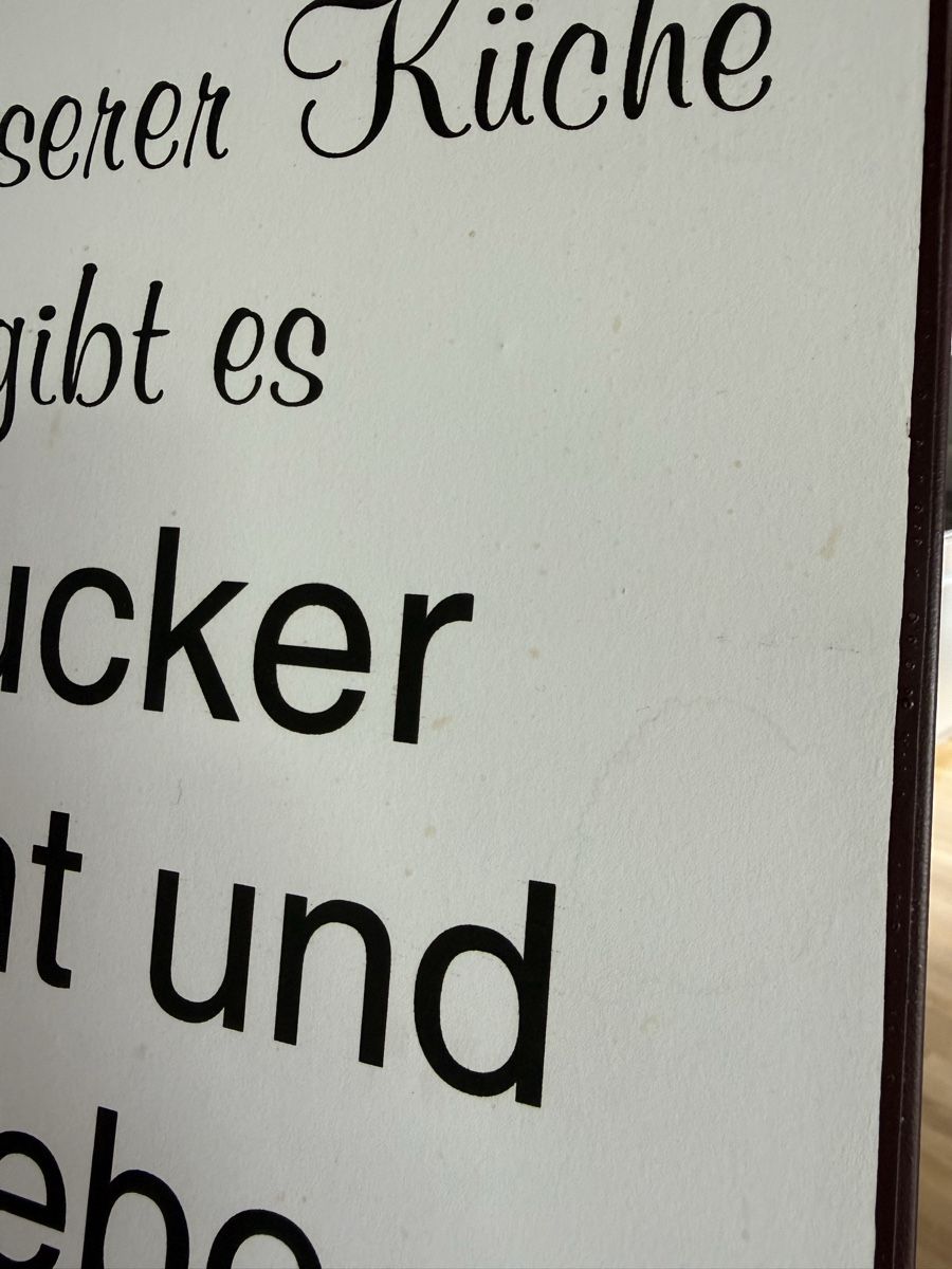 Tutte le decorazioni: Deko Schild, Metall  – Usato da Winterthur venduto da ivule2000 2