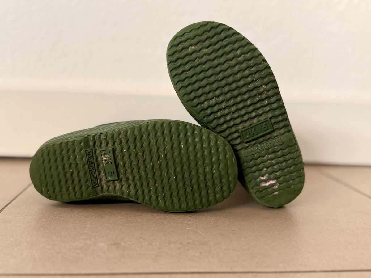 Hunter Scarpe per ragazzi: Hunter Green Toddler Rain Boots Gr. 22 – Usato da Mühlau venduto da mat_zzj2 1