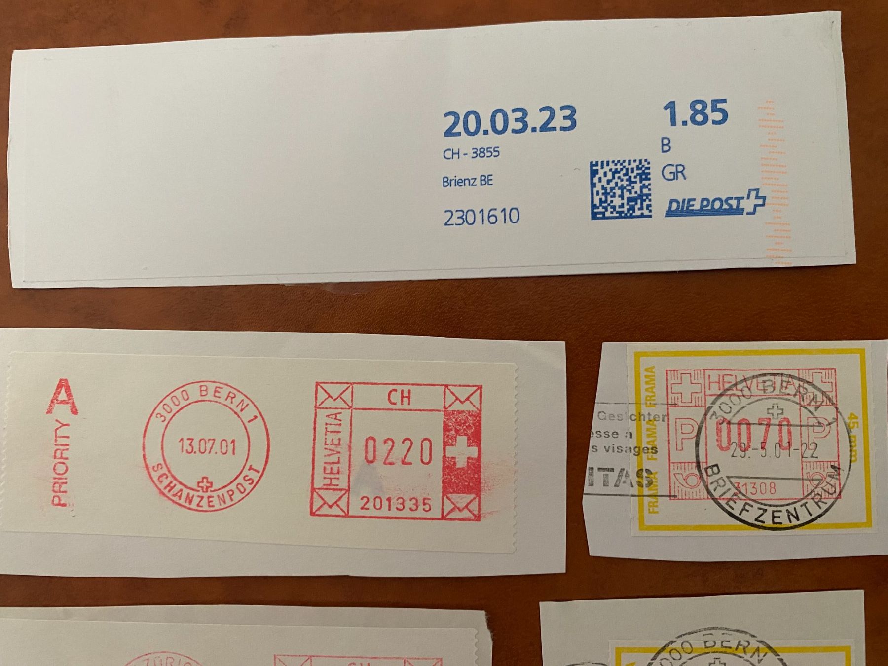 Tutti i francobolli: Automatenmarken – Usato da matten b. interlaken venduto da jfran17 3