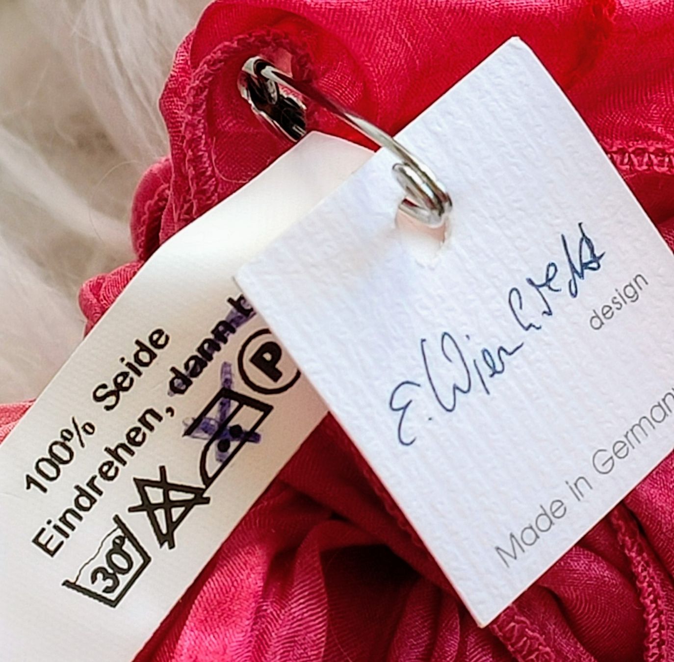 Foulard & Sciarpe: Seidenschal Rundschal Loop – Nuovo e nell'imballaggio originale da Frauenfeld venduto da Schenken-mit-Herz 4