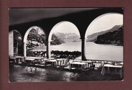 WEESEN - Mariahalden Ausblick auf Walensee 1965 // Eckbug //