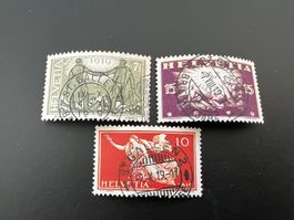 1919 Friedensmarken Vollstempel St. Gallen (3760)