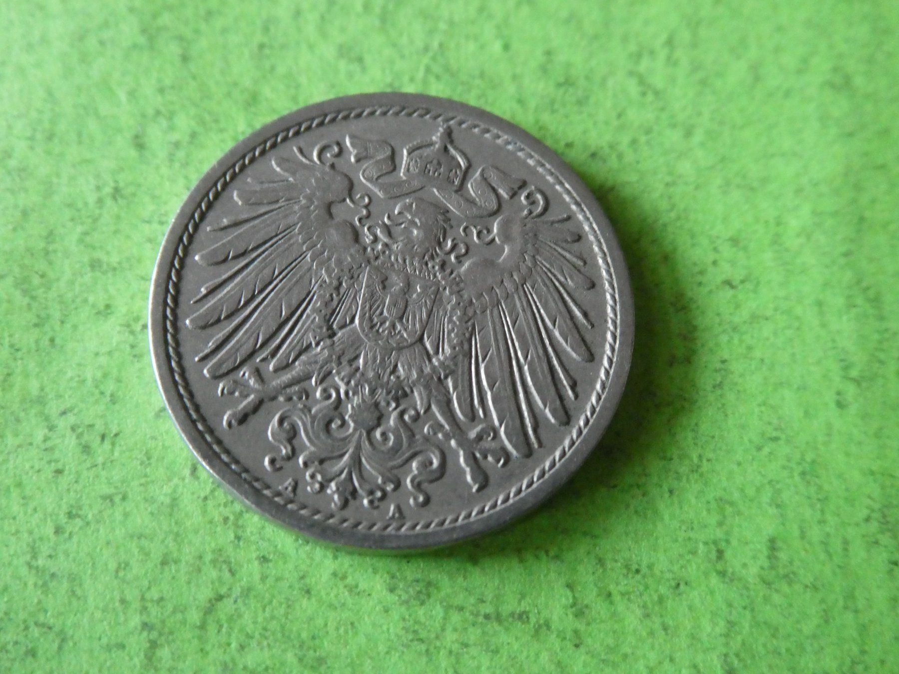Tutti le monete: Dt. Reich 1910 A,  10 Pfennig – Usato da Hinterforst venduto da Rohusri 1