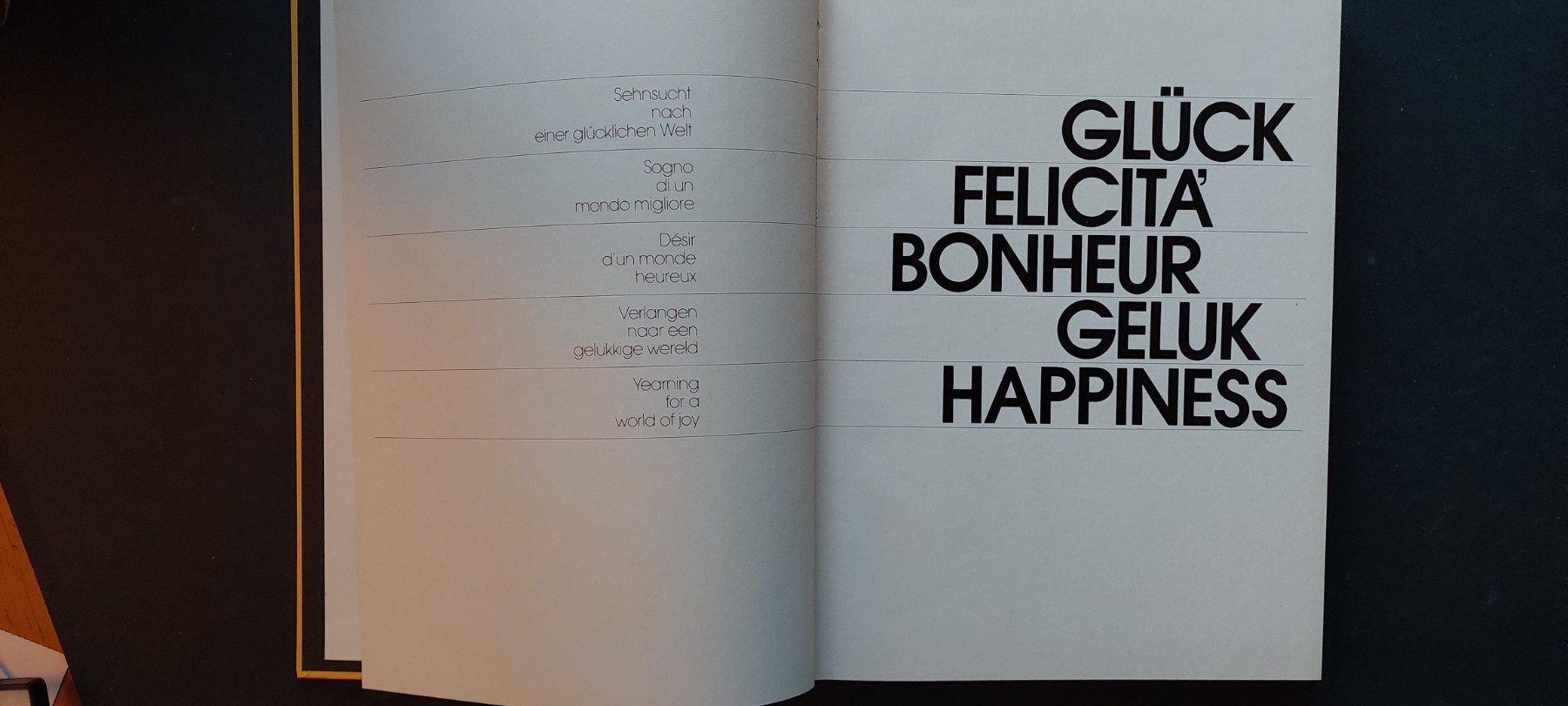 Bücher: Sehnsucht nach einer Glücklichen Welt – Gebraucht aus Zürich von t24_de