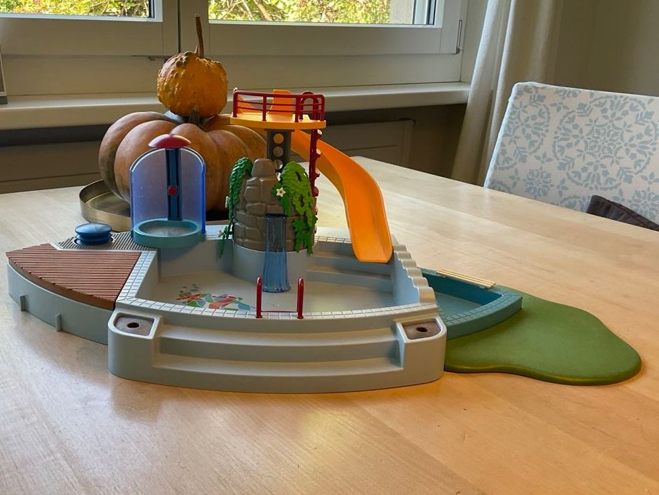 Playmobil Giocattoli: Playmobil Freibad mit Rutsche – Usato da Chur venduto da itaevalta 3