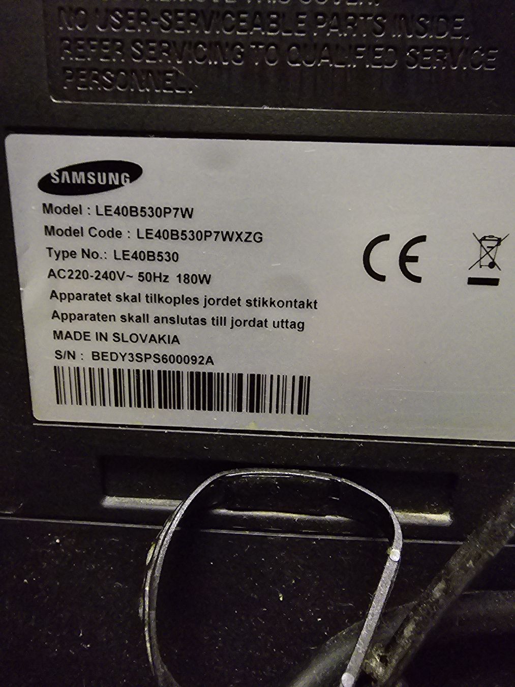 Samsung Televisori: Samsung 40" Fernseher – Usato da Rorschach venduto da TimelessTrading 1