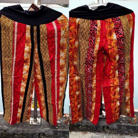 NEU! Boom Baba Hose Gr. S / M Hippie Boho Goa Rot